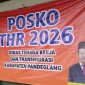 Dinas Ketenagakerjaan dan Transmigrasi (Disnakertrans) Kabupaten Pandeglang, buka posko pengaduan Tunjangan Hari Raya (THR) Lebaran Idul Fitri 2026.