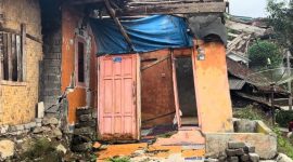 Jumlah rumah yang terdampak pergeseran tanah di Kampung Cinangga Lebak, Desa Bayah Timur, Kecamatan Bayah, Kabupaten Lebak, bertambah menjadi 40 unit rumah dari yang sebelumnya 32 rumah. (Dok warga)