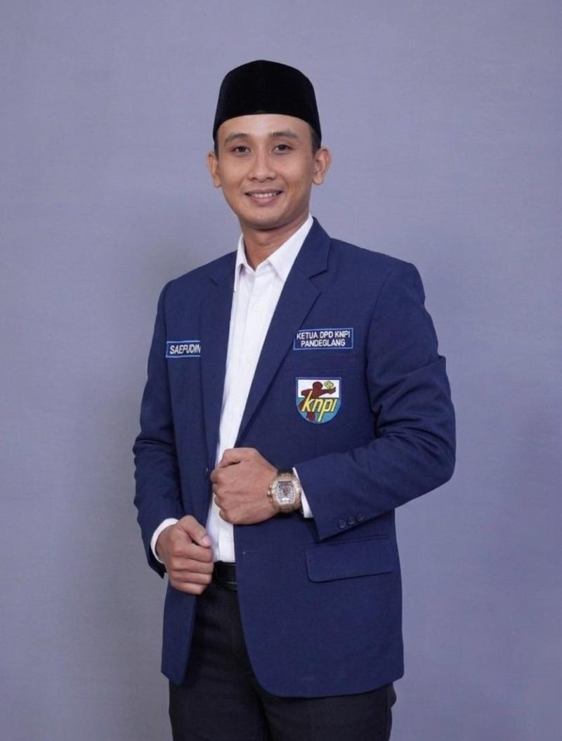 Ketua KNPI Kabupaten Pandeglang Saepudin.