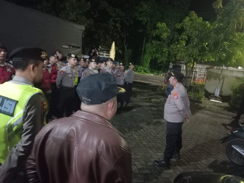 Polres Pandeglang, menggelar patroli pada malam hingga dini hari, Minggu (8/3/2026).