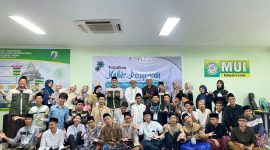 Kebersamaan peserta Pelatihan Kader Penggerak Pemuda dan Remaja Masjid yang diselenggarakan di Masjid Agung Al-A’raaf, Kabupaten Lebak.