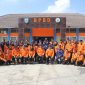BPBD-PK Kabupaten Pandeglang menggelar apel Hari Kesiapsiagaan Bencana (HKB) 2026 di halaman kantor setempat, Minggu (26/4/2026).