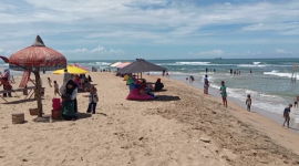 Salah satu destinasi wisata pantai unggulan di Selatan Lebak, Banten