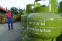 Gambar Ilustrasi harga kenaikan gas Elpiji 3 kilogram.