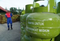 Gambar Ilustrasi harga kenaikan gas Elpiji 3 kilogram.