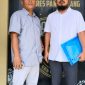 Ketua PLBH Langit Biru Cabang Pandeglang, Alfa Febri Ramadhan didampingi Advokat PLBH Langit Biru Cabang Pandeglang, Dede Sulaeman.