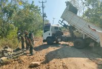 Program TNI Manunggal Membangun Desa (TMMD) Ke-129 yang dilaksanakan Kodim 0601/Pandeglang mendapat apresiasi dari Anggota DPRD Kabupaten Pandeglang.