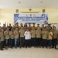 Ketua Umum FPTI Banten Rendy Allanika bersama jajaran pengurus mengikuti Rapat Kerja Provinsi (Rakerprov) FPTI Banten 2026 di Aula KONI Provinsi Banten, Serang, Minggu (27/9/2026). Rakerprov menjadi langkah awal menyusun program pembinaan dan persiapan menghadapi Porprov VII Banten 2026.