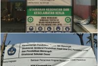 Papan Informasi proyek revitalisasi SDN Kiarajangkung dan SDN Cikiruh Kecamatan Cibitung, Kabupaten Pandeglang.